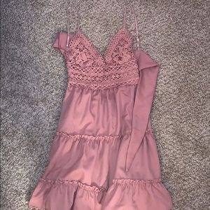 Blush dress